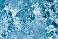 Blue Pool or hot tub water background close up. Ripples on blue transparent water in swimming pool with light reflection Royalty Free Stock Photo