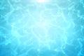 Blue pool under bright light Royalty Free Stock Photo