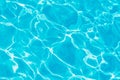 Blue Pool Water Background.