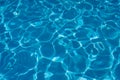 Blue pool water Royalty Free Stock Photo