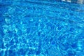 Blue pool water texture Royalty Free Stock Photo