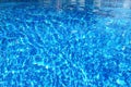Blue pool water texture Royalty Free Stock Photo