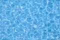 Blue pool water texture Royalty Free Stock Photo