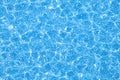 Blue pool water texture Royalty Free Stock Photo