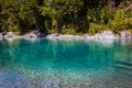 Blue pools - beatiful place at Makarora river