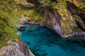 Blue Pools, New Zealand Royalty Free Stock Photo