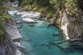 The Blue Pools New Zealand Royalty Free Stock Photo