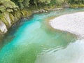 Blue Pools, New Zealand Royalty Free Stock Photo