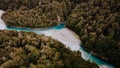 Blue Pools, South Island New Zealand Royalty Free Stock Photo