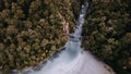 Blue Pools, South Island New Zealand Royalty Free Stock Photo