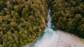 Blue Pools, South Island New Zealand Royalty Free Stock Photo