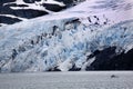 Blue Portage Glacier Lake Anchorage Alaska Royalty Free Stock Photo