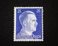 Postage stamp Adolf Hitler`s German Reich Royalty Free Stock Photo