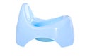 Blue potty for baby Royalty Free Stock Photo