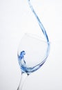 Blue pour Royalty Free Stock Photo