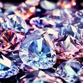 Blue precious diamonds stones closeup super sparkling opal topaz ruby amethyst aquamarine. desktop wallpaper. precious