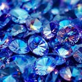 Blue precious diamonds stones closeup super sparkling opal topaz ruby amethyst aquamarine. desktop wallpaper. precious