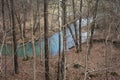 Blue on Prickett Creek Royalty Free Stock Photo