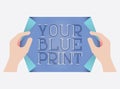 Blue Print Style Template
