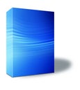 Blue Product Box Royalty Free Stock Photo