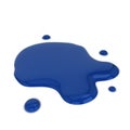 Blue puddle Royalty Free Stock Photo