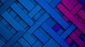 A blue and purple background with a pattern of squares Royalty Free Stock Photo