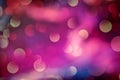 Blue And Purple Bokeh Background