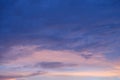 Blue purple cloud sky background Royalty Free Stock Photo