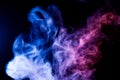 Background from the smoke of vape Royalty Free Stock Photo