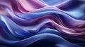 Blue purple dark shiny satin silk swirl wave background Royalty Free Stock Photo