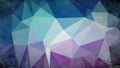 Blue and Purple Distressed Polygon Pattern Background