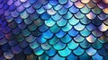 Blue And Purple Dragon Scale Background Stock Photo