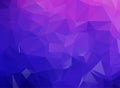 Blue Purple geometric rumpled triangular low poly origami style gradient illustration graphic background. Vector polygonal design Royalty Free Stock Photo