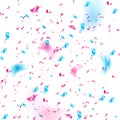 Blue purple glitter confetti abstract background Royalty Free Stock Photo