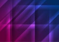 Blue purple glowing smooth stripes abstract background