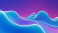 Blue and purple liquid waves abstract background Royalty Free Stock Photo