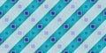 Blue Purple Seamless Modern Maya Pattern Background