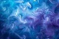 Blue and purple swirl patterns creating a dynamic backdrop, A psychedelic pattern of swirling blues and purples on a mesmerizing