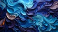 A blue and purple swirls background