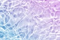 Blue purple water wave abstract, natural ripple and bubble texture, gel soap, background photography Royalty Free Stock Photo