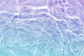 blue purple water wave abstract, natural ripple and bubble texture, gel soap, background photography Royalty Free Stock Photo