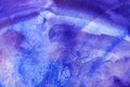 Blue purple watercolor background