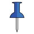 Blue pushpin icon