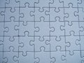 Blue puzzle Royalty Free Stock Photo