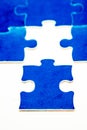 blue puzzle pieces Royalty Free Stock Photo