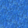 Blue pyramids background.