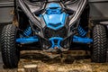 Blue quad buggie Royalty Free Stock Photo