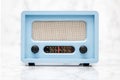 Blue Radio with Retro Look