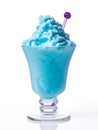 Blue raspberry milkshake