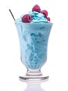 Blue raspberry milkshake